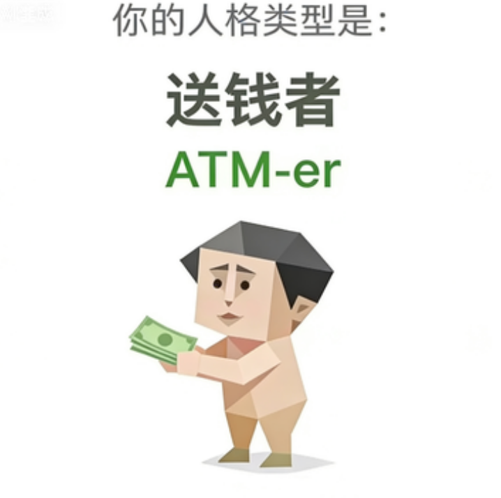 ATM-er 人格类型插图,送钱者