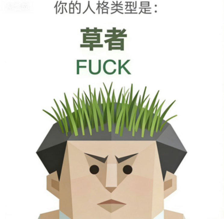 FUCK 人格类型插图,草者