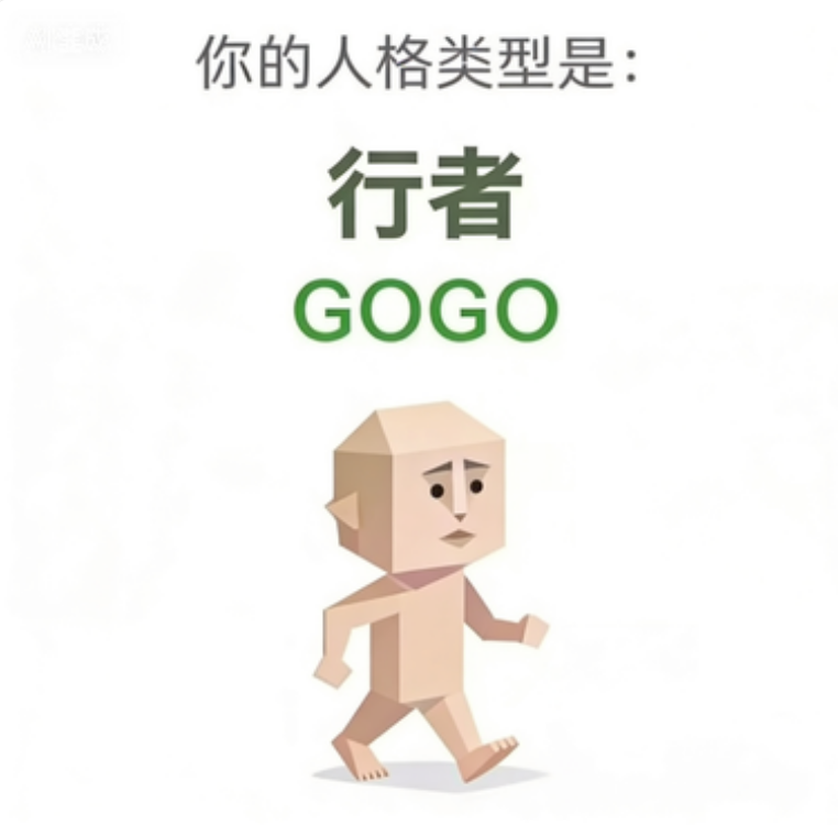 GOGO 人格类型插图,行者